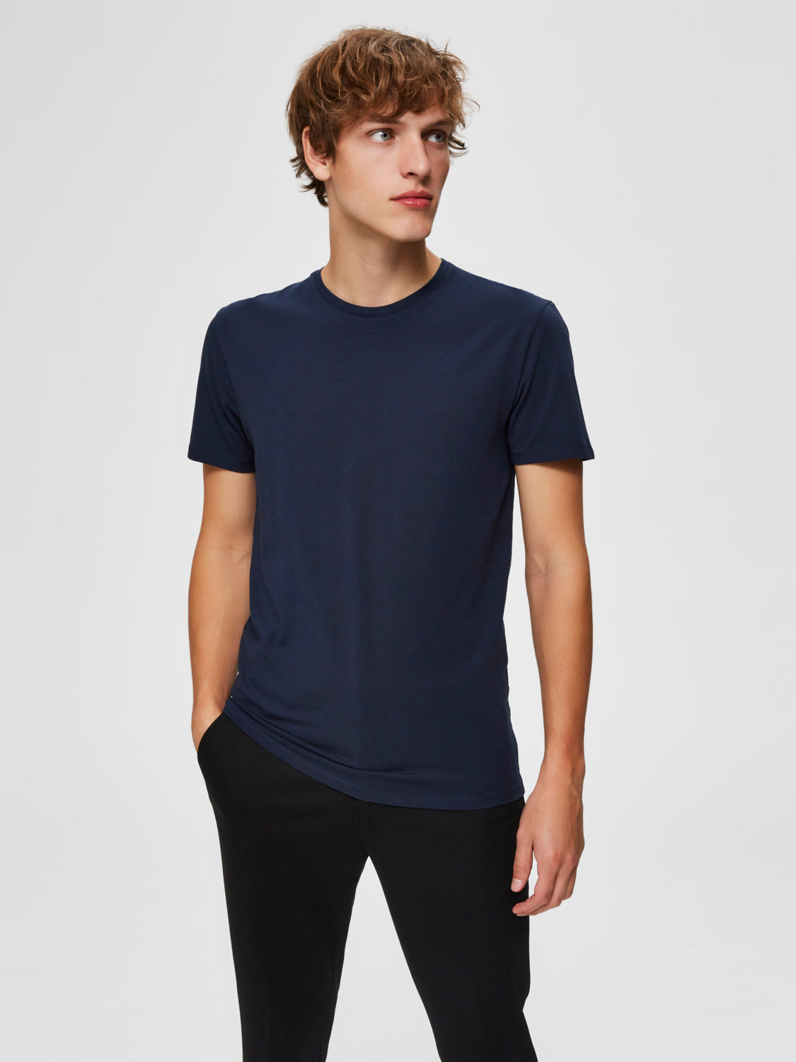 SLHNEWPIMA T-Shirt - navy blazer